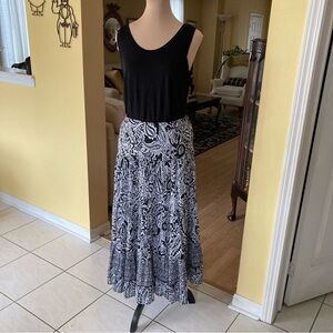 Chaps NWOT  Maxi Summer Skirt size M